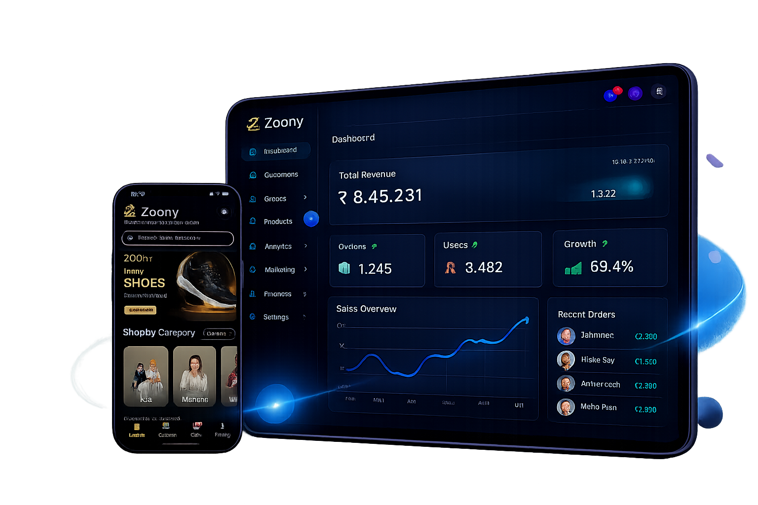 Dark Dashboard